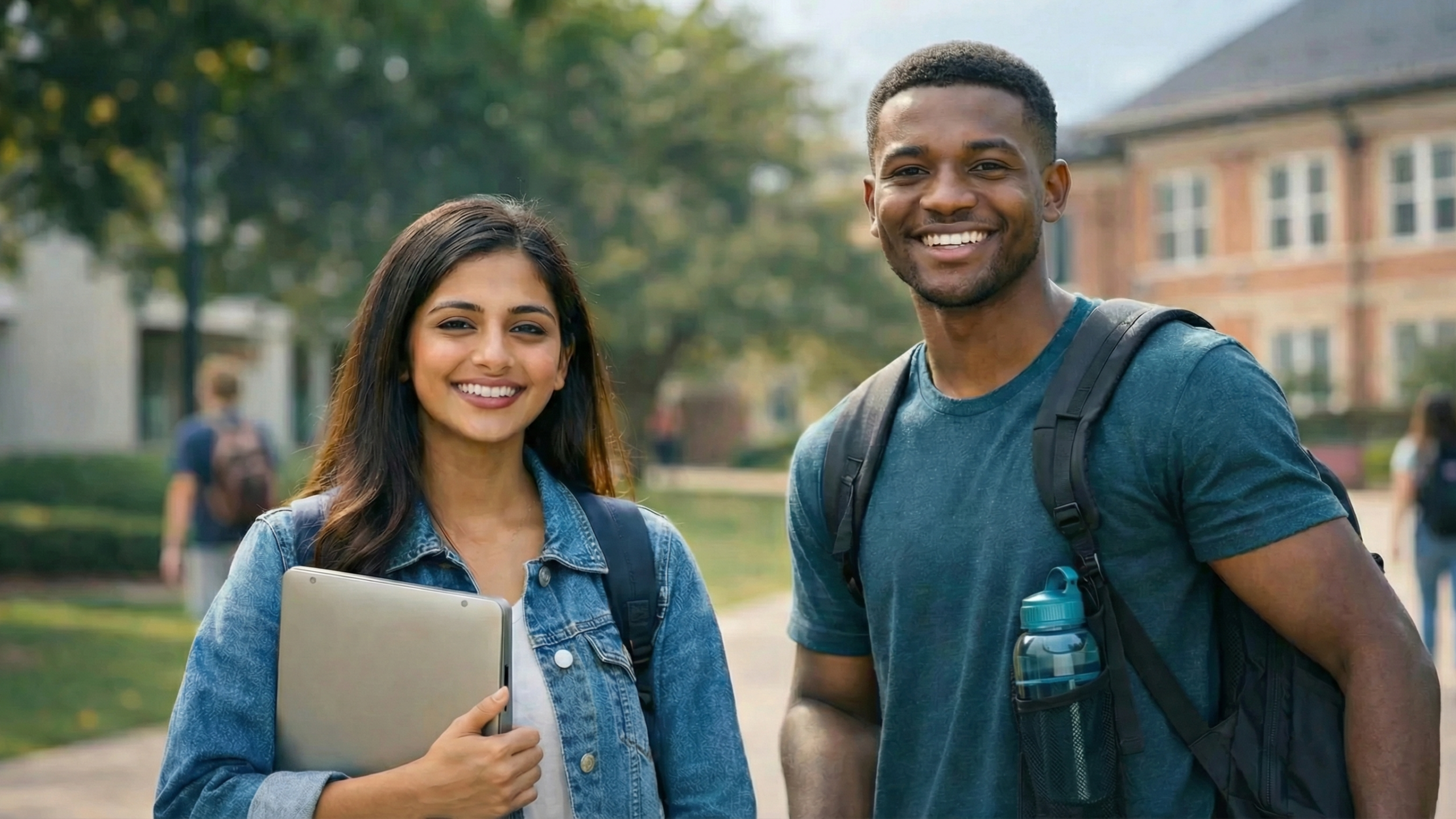 Home students on campus hero image 169